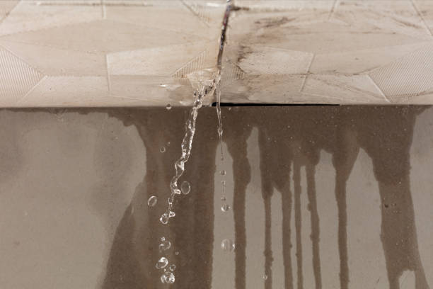 Professional Sewage Cleanup technician working in Lakeville, MA